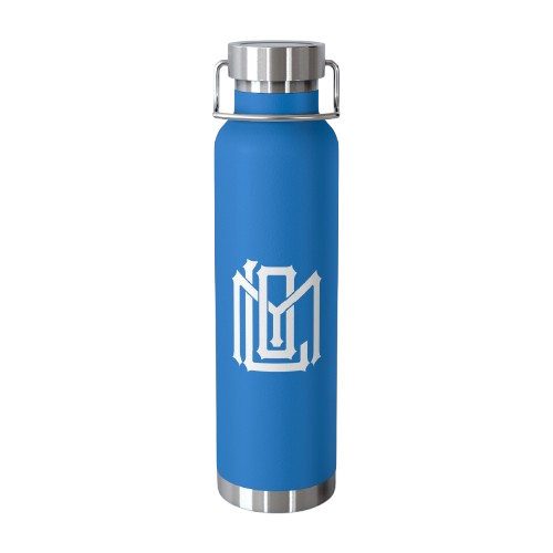 LOM Copper Vacuum Insulated Bottle, 22oz