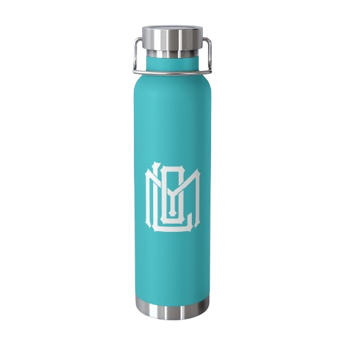 LOM Copper Vacuum Insulated Bottle, 22oz
