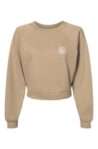 LOM Womens Raglan Pullover Fleece Sweatshirt